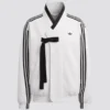 Front view of the Stray Kids x Adidas Hanbok Jacket in white.