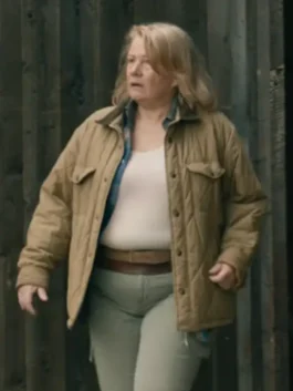 Donna quilted jacket inspired by From Season 4 character outerwear look.