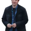 The Drama 2026 Robert Pattinson Black Blazer with sharp movie-inspired styling.