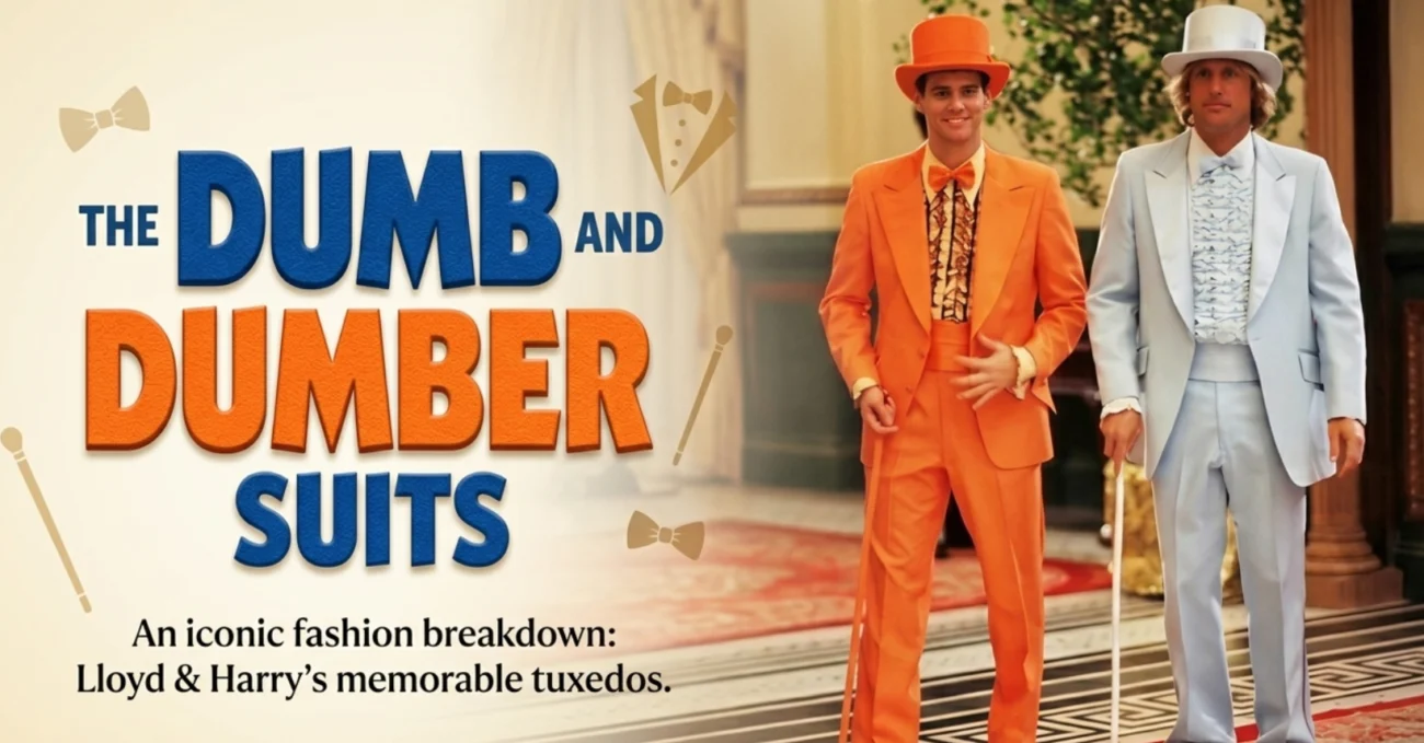 Dumb and Dumber Suits with blue and orange tuxedo costume