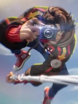 Marvel Rivals Season 7.5 Peter Parker jacket with functional waist pockets and a zip-up front.