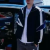 2026 Cup Series Cooper Flagg Jacket front view showing collar, closure, pockets, and jacket design