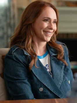 Maddie Kendall denim blazer inspired by her 9-1-1 Season 9 look.