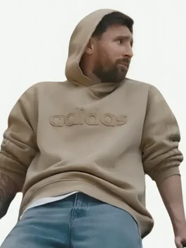 Adidas Backyard Legends World Cup Hoodie inspired by Lionel Messi football fashion.