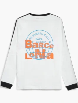 Adidas x Bad Bunny Barcelona Long-Sleeve T-Shirt Back View
