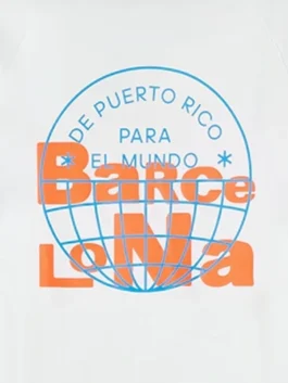 Adidas x Bad Bunny Barcelona Long-Sleeve T-Shirt Design View