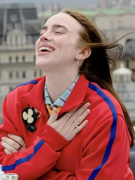 Capital FM 2026 red track jacket with clean sporty outerwear appeal.