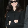 Anne Hathaway NYC 2026 Black Wool Jacket front view.