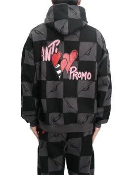 Anti Promo 99 Eyes Pullover Hoodie Back View