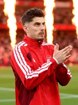 Arsenal FC 2627 Home Anthem Jacket Side View