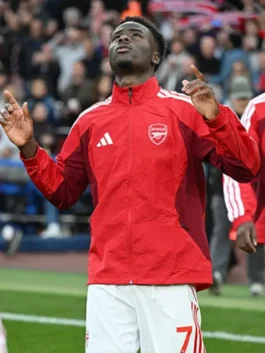 Arsenal FC 2627 Home Anthem Jacket View Look
