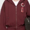 BRUCE LEE x LUU DAN Zip Hoodie Front View