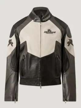 Belstaff x Represent Race Jacket view look showing racing style, jacket shape, and clean fit