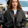 Broad Trip 2026 Sophia Bush Grey Jacket with clean movie-inspired styling.