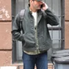 CIA Colin Glass Grey Cotton Jacket with clean front styling.