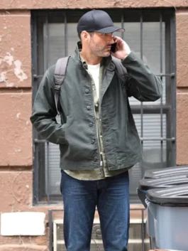 CIA Colin Glass Grey Cotton Jacket with clean front styling.