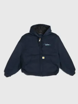 Carhartt Iceman Blue Jacket Front Look