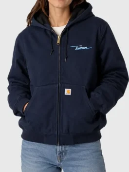 Carhartt Iceman Blue Jacket Front View