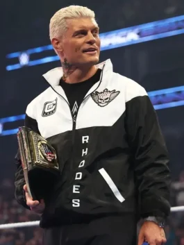 Cody Rhodes SmackDown 2026 Windbreaker Jacket with bold WWE-inspired styling.