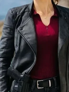 A Taste for Murder black jacket with clean front design and dark fashion appeal.