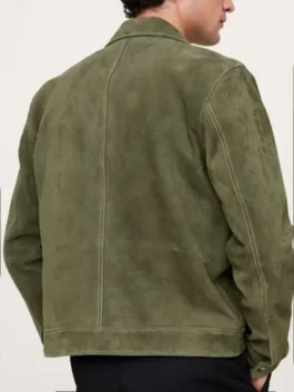 Detective Karadec Suede Trucker Jacket Back View