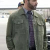 Detective Karadec Suede Trucker Jacket Front View