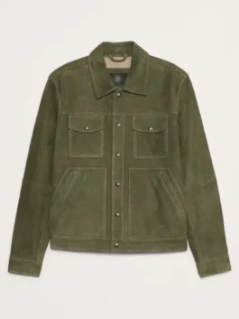 Detective Karadec Suede Trucker Jacket View Look