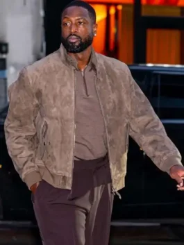 Dwyane Wade suede leather jacket inspired by NYC 2026 style.