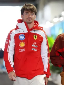 F1 Grand Prix Of Miami Charles Leclerc Jacket Front