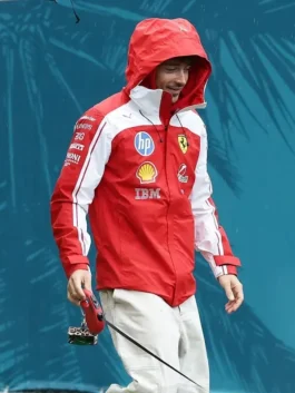 F1 Grand Prix Of Miami Charles Leclerc Jacket Side