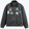 FIFA World Cup 2026 Black Jacket with sporty football-inspired styling.