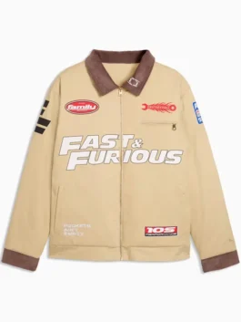 Fast and Furious 2026 Workwear Jacket with rugged movie-inspired styling.