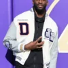 Franck Kepnang Jackie Robinson Varsity Jacket front view.