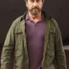 Greenland 2 Migration Gerard Butler Green Jacket with rugged movie-inspired styling.