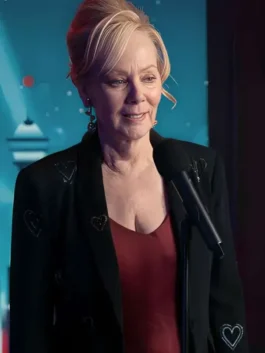 Deborah Vance black blazer inspired by Hacks Season 3 style.