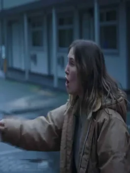 Miranda MacDougall hooded jacket inspired by Hunting Matthew Nichols.