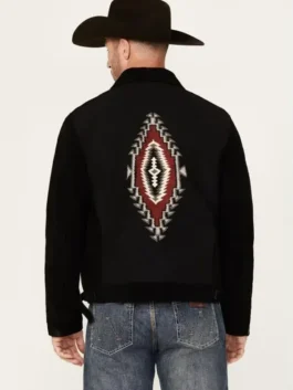 JW Griffin Puebla Suede Zip Jacket Back View
