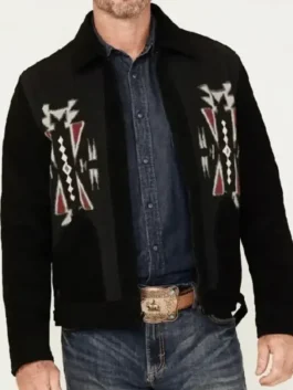 JW Griffin Puebla Suede Zip Jacket Closure View