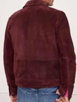 Jared Shoemaker Suede Trucker Jacket Back View