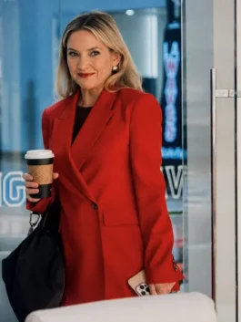 Isla Gordon red blazer inspired by Running Point Season 2 style.