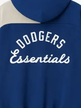 LA Dodgers Fear of God Half-Zip Hoodie Design View