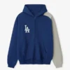 LA Dodgers Fear of God Half-Zip Hoodie Front View