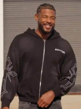 Chris Seeley black hoodie inspired by Love Island Beyond The Villa S02.