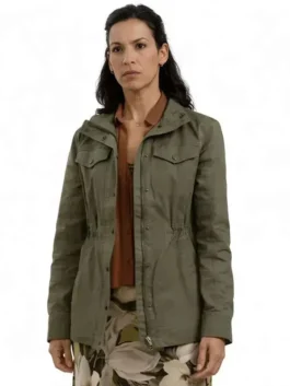 M.I.A. 2026 Danay Garcia Green Jacket front view with clean green finish and smart collar design