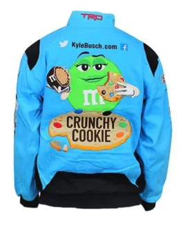 M&Ms Full-Snap Twill Cotton Uniform Jacket Back View
