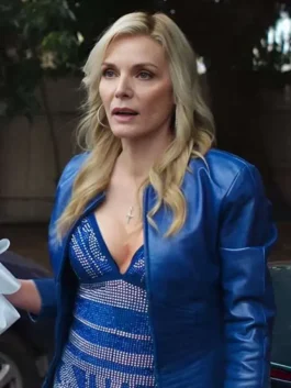Shyanne Millet blue jacket inspired by Margos Got Money Troubles.