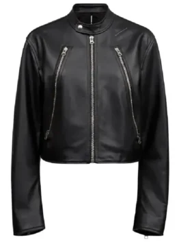Michael Buble Black Leather Jacket View Look
