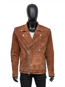 Michael Buble Brown Leather Jacket View Look