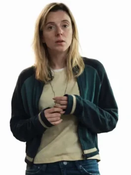 Monika Frajczyk Heel Bomber Jacket with clean front styling.