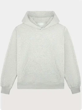 Parke Boston Grey Hoodie with relaxed streetwear-inspired styling.